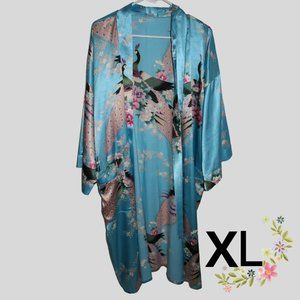 Colorful Silk Robe